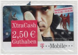 Robbie Wiliams - neue XtraCash Telefonkarte aus Deutschland