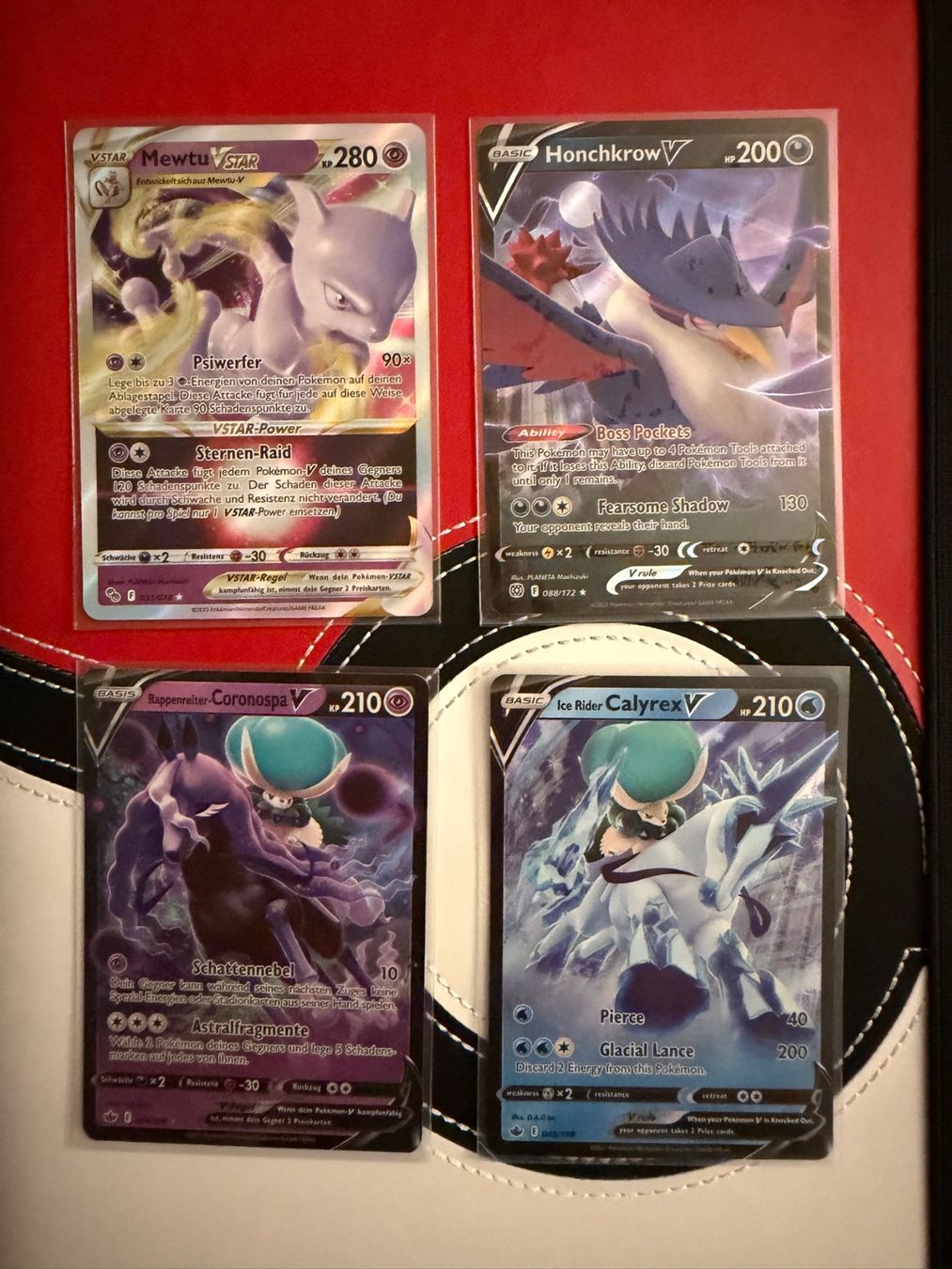Pokémon Sammelbilder & Trading cards: Mewtu V Star + 3 V Karten – Gebraucht aus Biel/Bienne von SeeLoewe55