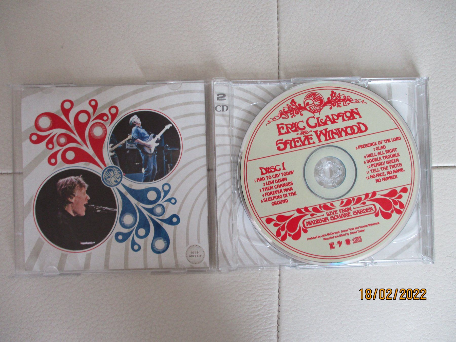 CD: Eric Clapton & Steve Winwood --   Live From Madison Square – Usato da Liestal venduto da Disc-Point 1