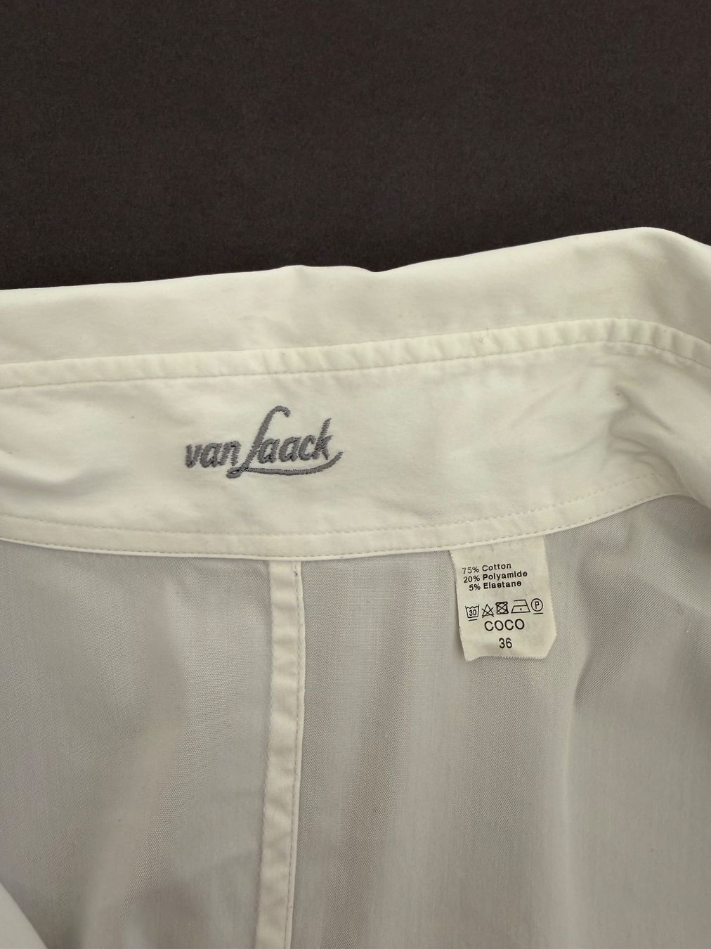 Van Laack Camicette: Van Laack Coco weiss, Gr. 36, KAUM GETRAGEN – Usato da Kilchberg ZH venduto da erbse202012 5