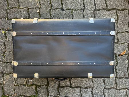 Schweizer Militär Armee Koffer Vintage schwarz