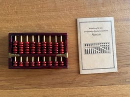 Abacus Rechenschieber aus China mit Anleitung
