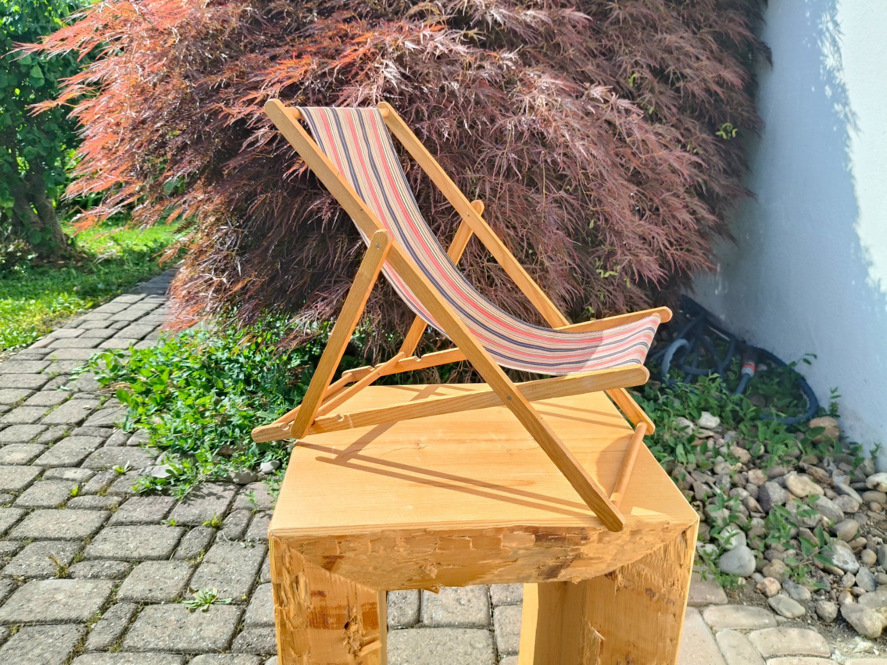 Kit di modellismo & Modellini statici: Modell Liegestuhl aus Holz – Usato da Zürich venduto da FlorinGasser 1