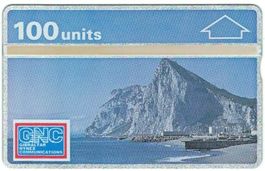 Telefonkarte Gibraltar GIB-11 North of Rock 101K 100U ungebr