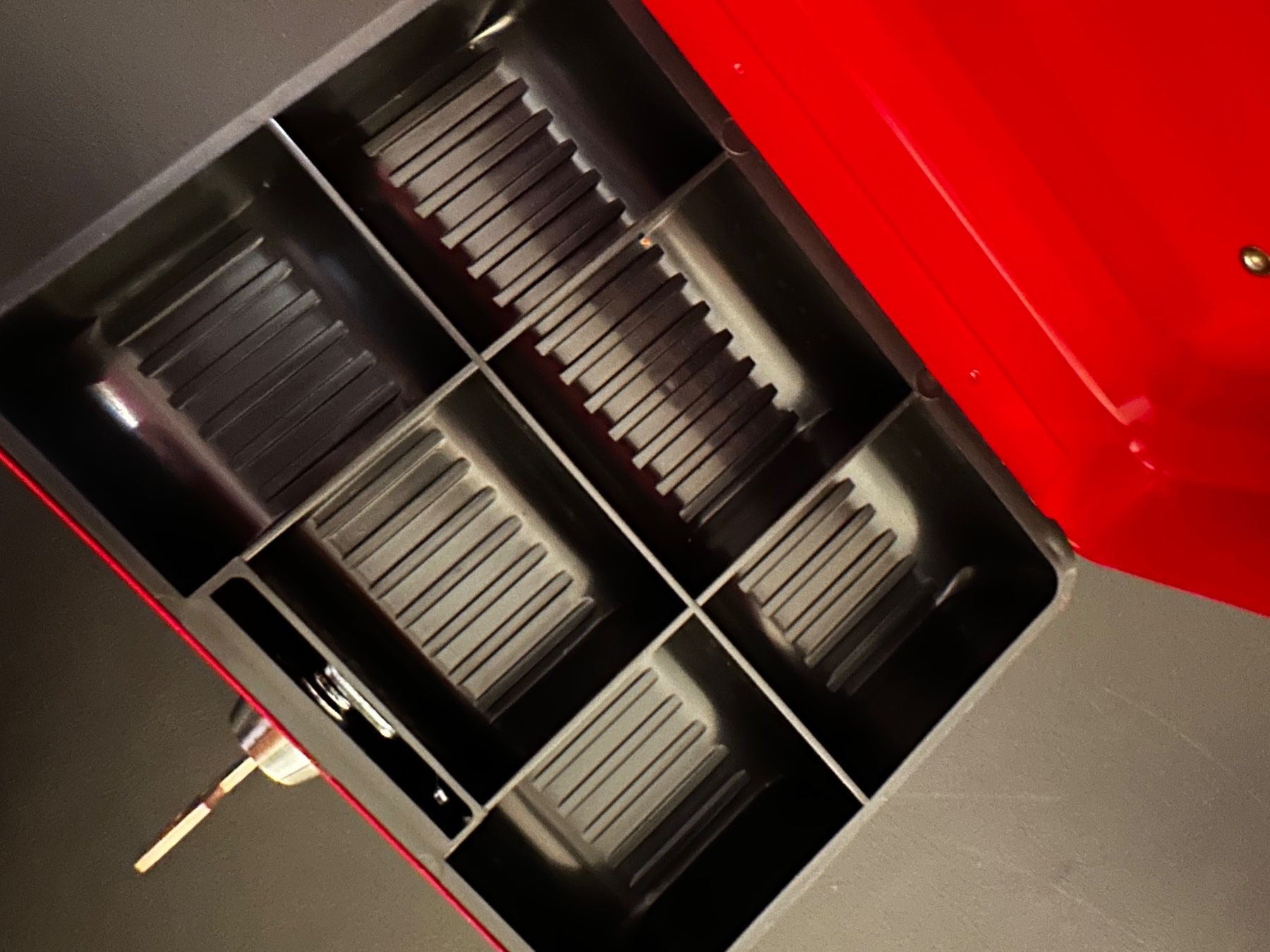 Kassen: Geldkassette rot – Neu (gemäss Beschreibung) aus Siebnen von luana_cataleya 2
