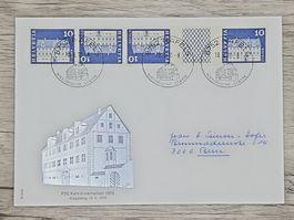 CL18 Enveloppe + Timbre Suisse 1970