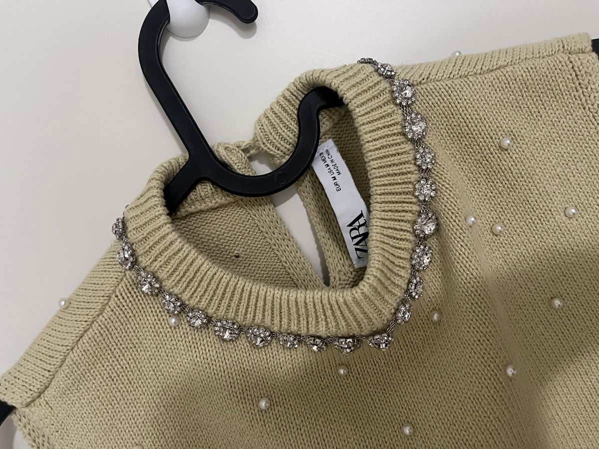 Zara Top: beige zara sweater top – Nuovo (secondo la descrizione) da Füllinsdorf venduto da si.ja.35 1