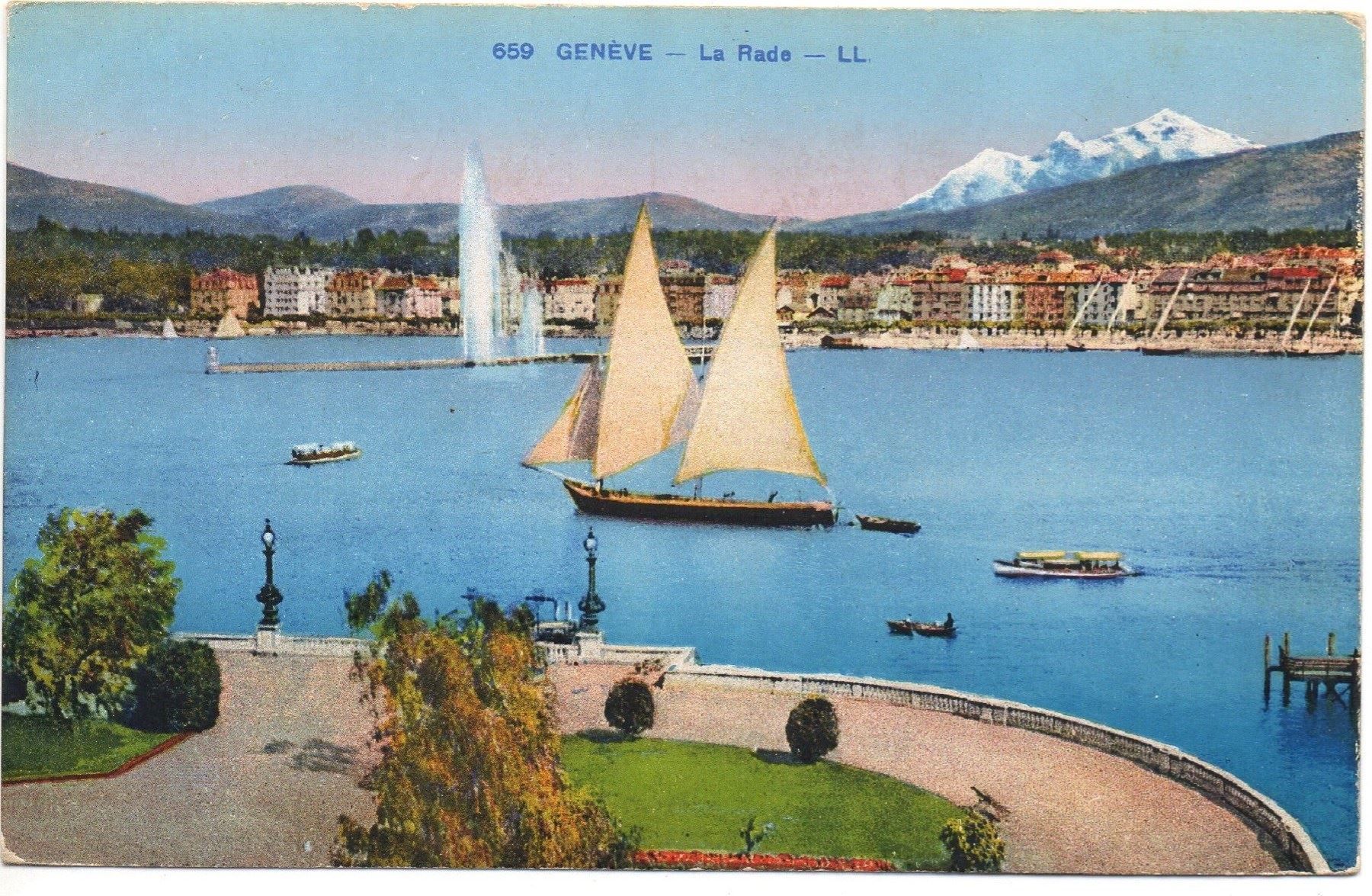 Ansichtskarten: 4 x AK GENÈVE – Neu (gemäss Beschreibung) aus Jona von philajona 3