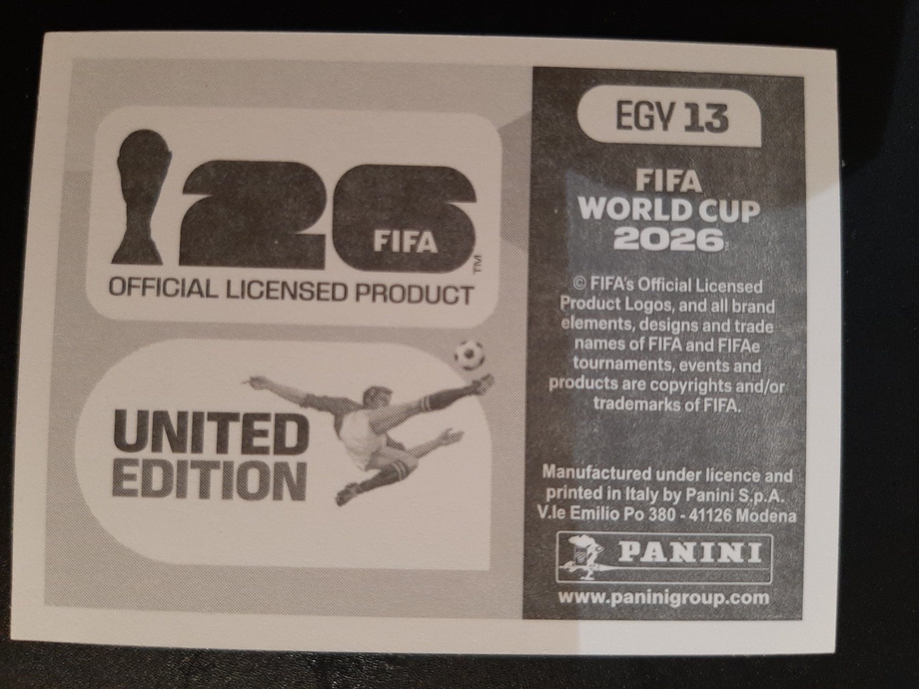 Panini Cartes à collectionner: Panini 2026 EGY13 – Neuf (Voir description) à Leuk-Stadt par Meic 1