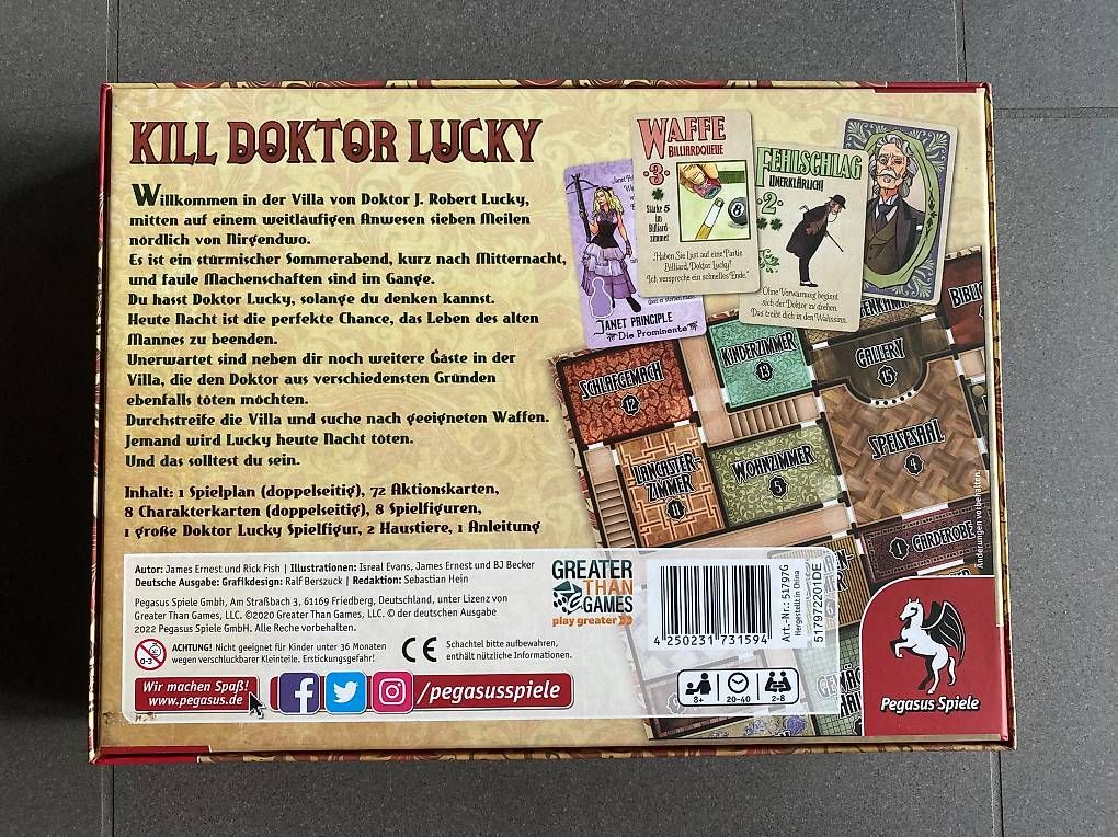 Giochi: Brettspiel: Kill Doktor Lucky – Usato da Schlieren venduto da elisa_zh 1