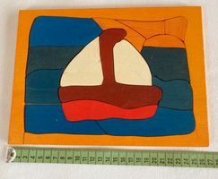 Holz-Puzzle Schiff