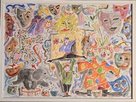 Dimitri Original zirkus bild" amore clownesco"
