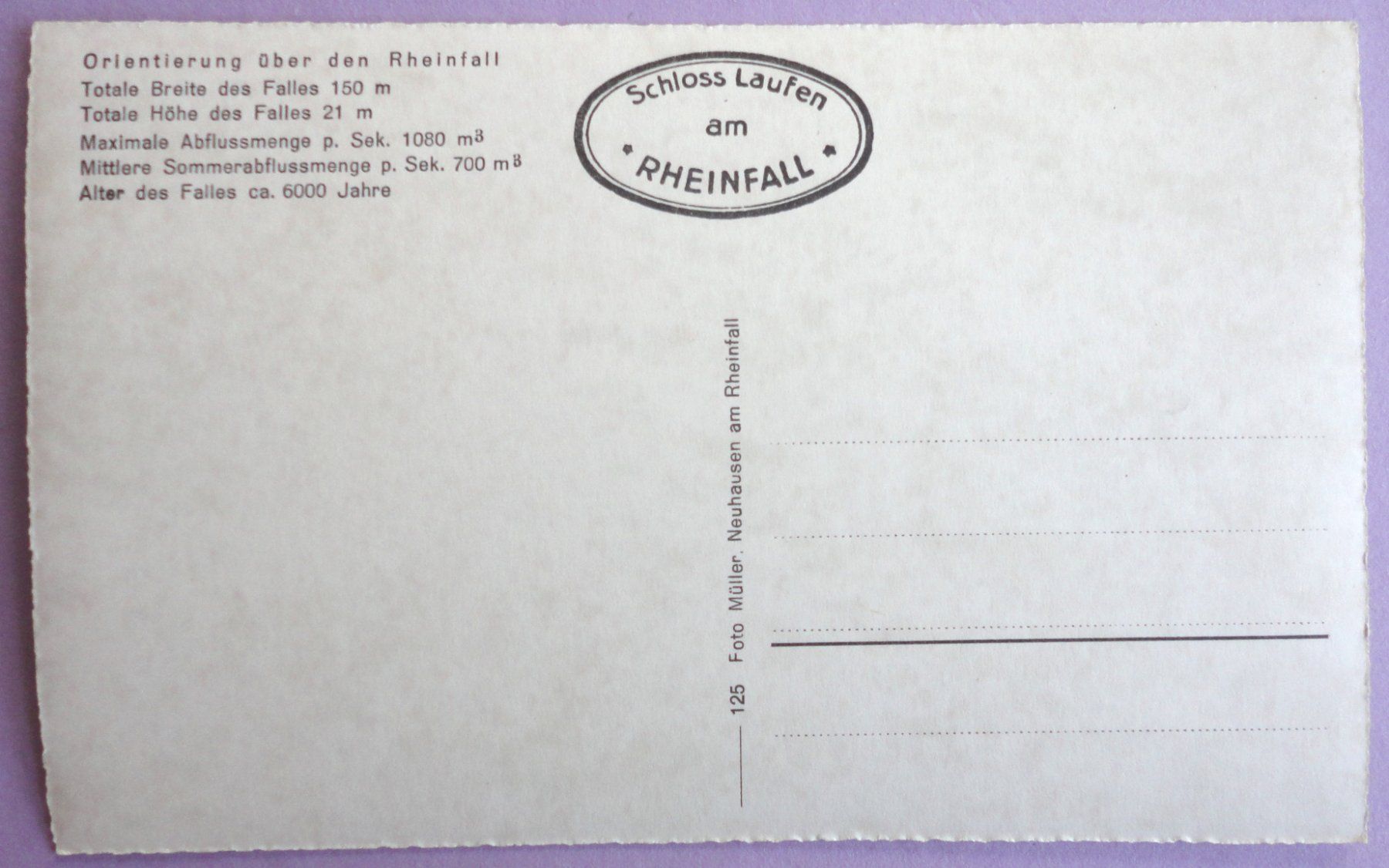 Cartes postales: Rheinfall – D'occasion à Fétigny par Billy2miny 1