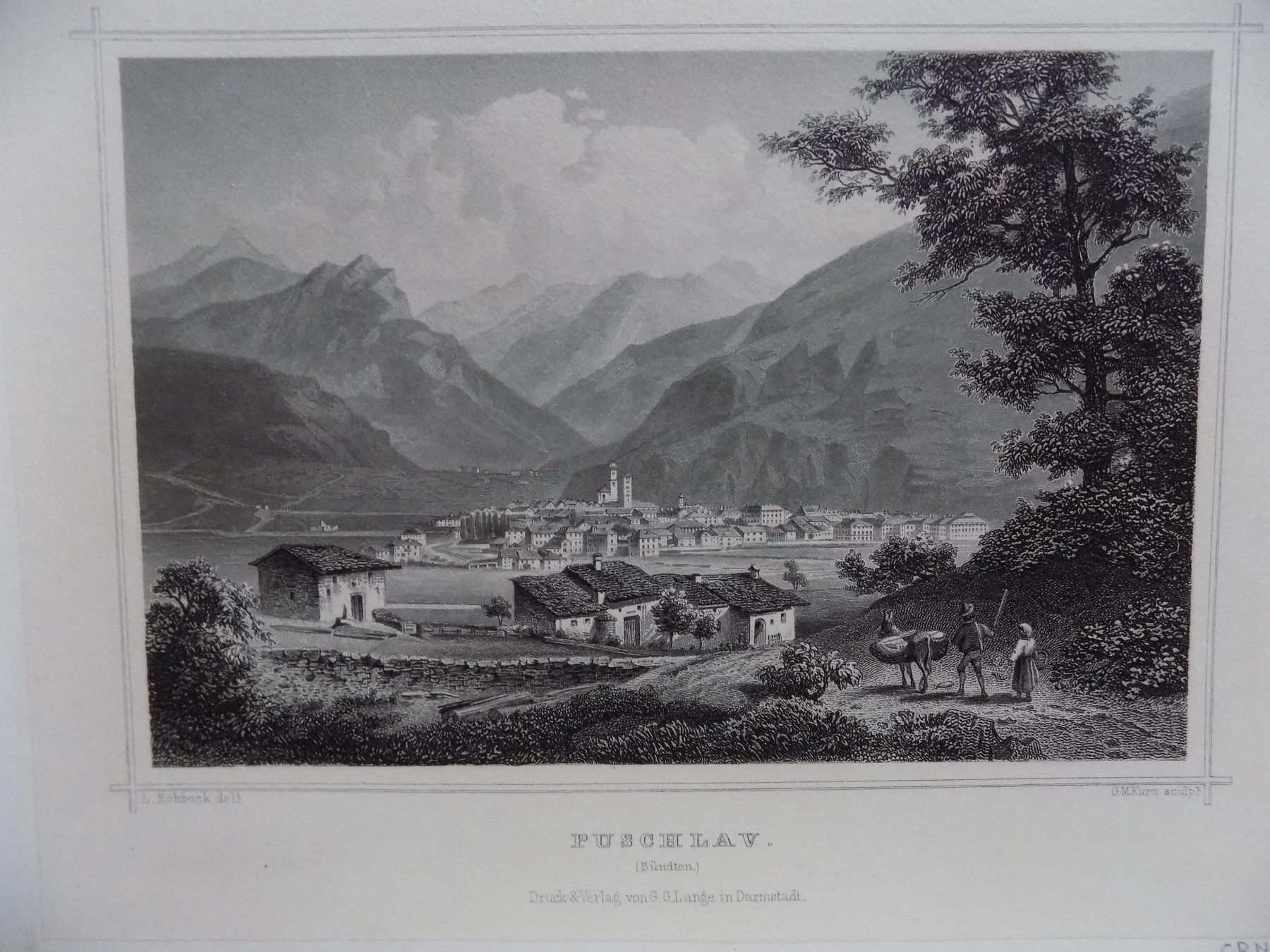 Gravures: Puschlav Poschiavo – D'occasion à Risch par Antikfee 1