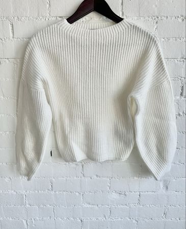 Massimo Dutti Strickpullover – Offwhite, / Gr. S