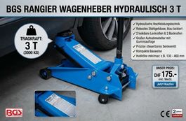 BGS Rangier Wagenheber hydraulisch 3 t NEU & OVP