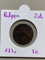 Belgique - 2 centimes - 1870 - Français 