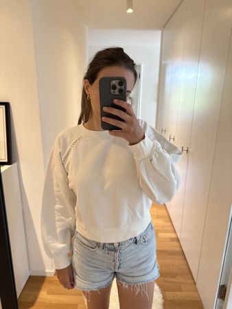 Allsaints Damen Pulli, weiss, Grösse S