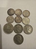 Pièces de monnaie suisse de 1943 a 1959