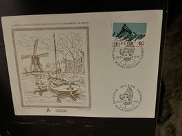 Ausstellung niederländischer Postmarken in Bern 1966 FDC