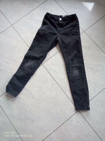 Schwarze Skinny Jeans von Lefties, Grösse 140