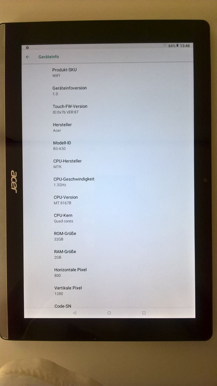 Acer Tablet PC: Acer Iconia One 10 Tablet B3-A50 10.1" Android 8.1 – Usato da Buchs SG venduto da johjo01 6