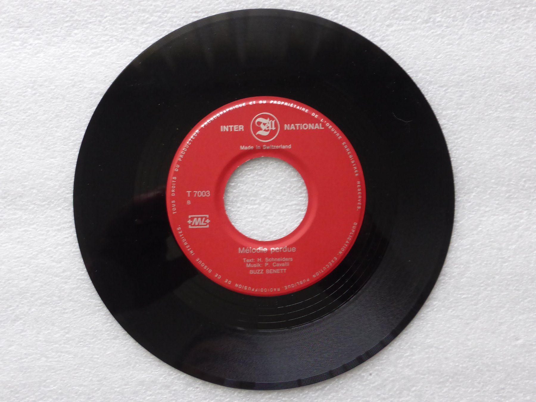 Schallplatten: Vinyl Single   BUZZ BENNETT – Gebraucht aus Küssnacht am Rigi von Mondkinder 2