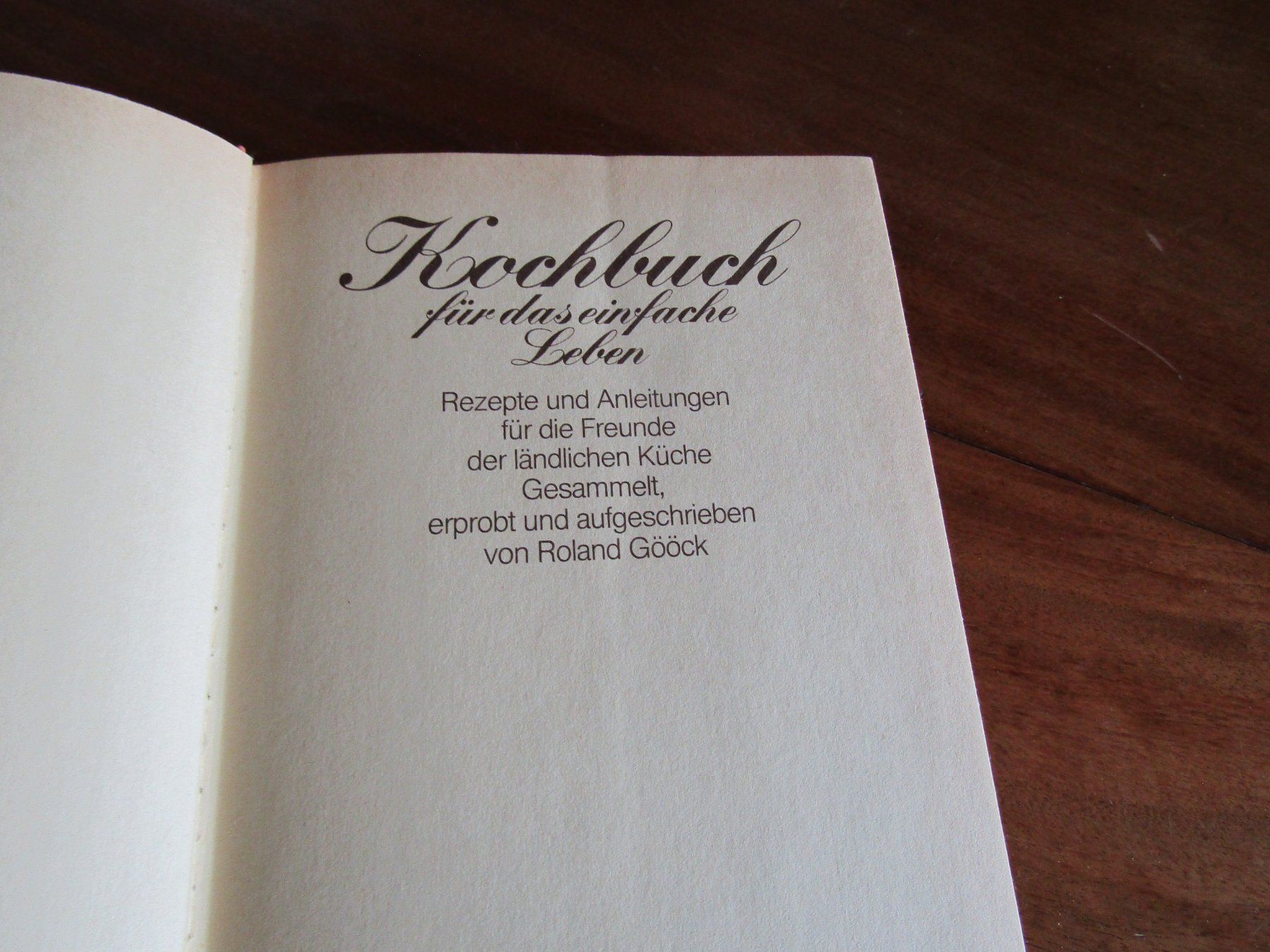 Libri: Kochbuch für das einfache Leben – Difettoso da Herzogenbuchsee venduto da Winigo 1