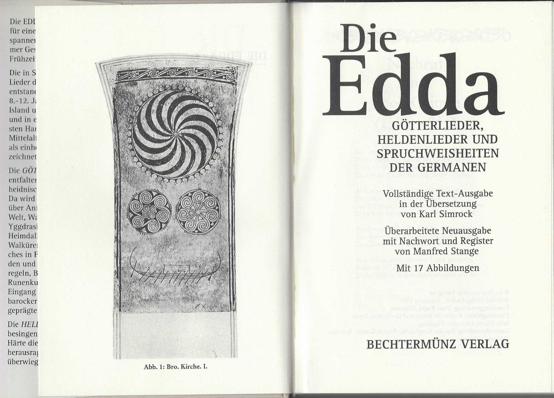 Libri: Die Edda - Götterlieder, Heldensagen – Nuovo (secondo la descrizione) da Flims - Dorf venduto da Stagediver 2