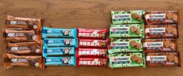 20 assorted flavor sports protein bars