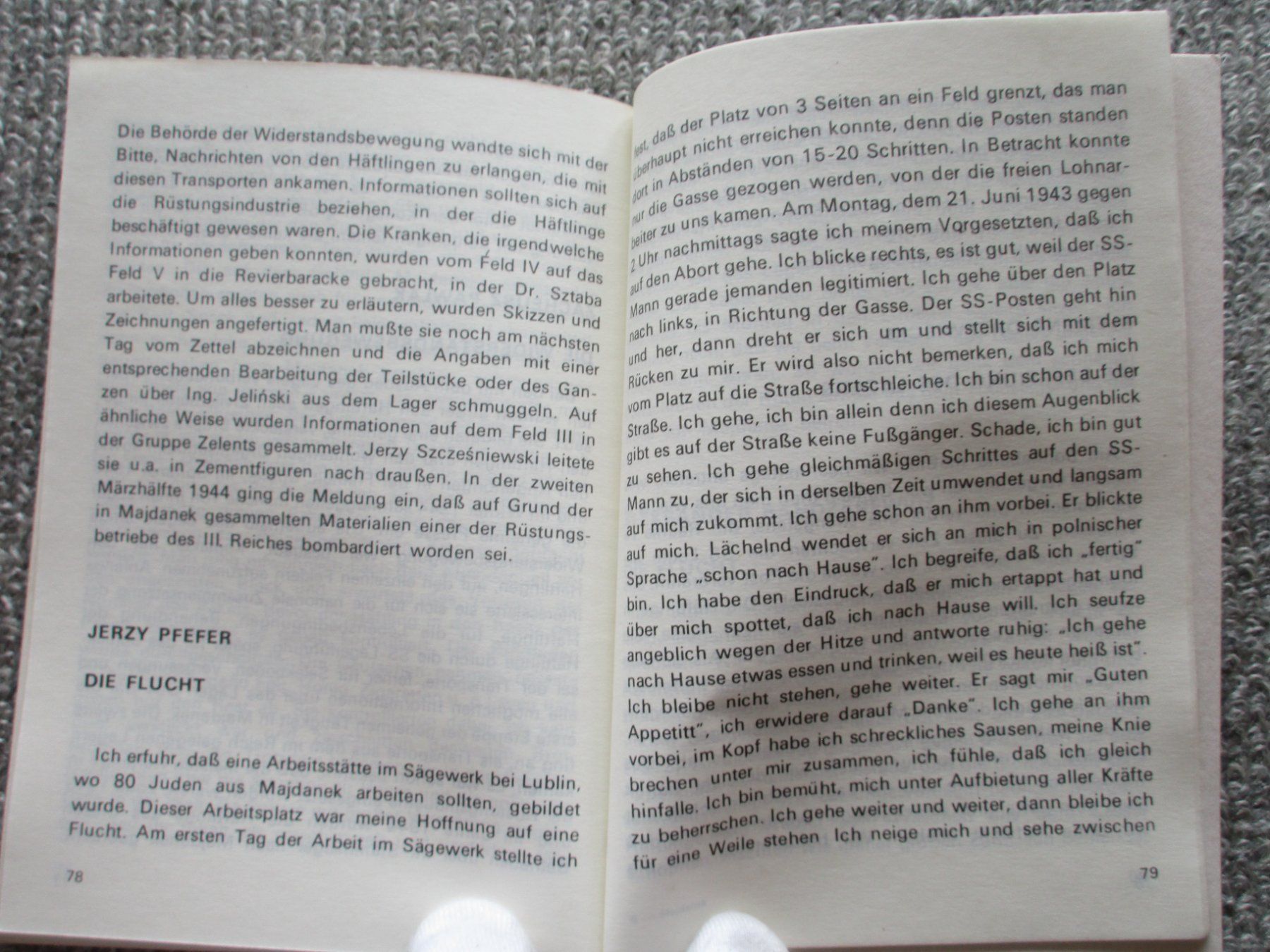 Libri: Dokumentation "DAS KONZENTRATIONSLAGER MAJDANEK" 90 Seiten – Usato da Schafisheim venduto da reno007 8