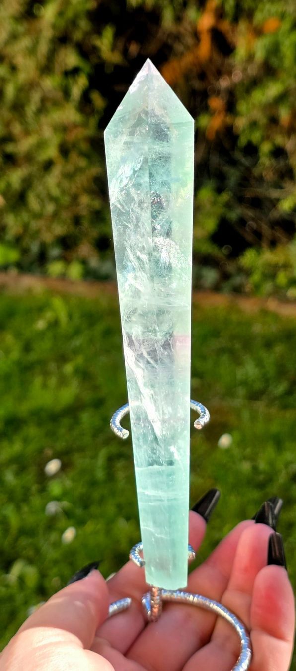 Minerali & Pietre curative: Fluorit Zepter 175g – Nuovo e nell'imballaggio originale da Matzingen venduto da Shay_Crystalz
