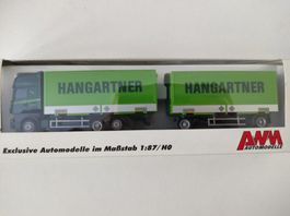 Scania R Topline Anhängerzug "Hangartner" von AWM 1/87