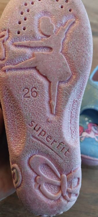 Superfit Chaussures filles: Superfit Hausschuhe Gr. 26 Mädchen – D'occasion à Mumpf par Pat17 1