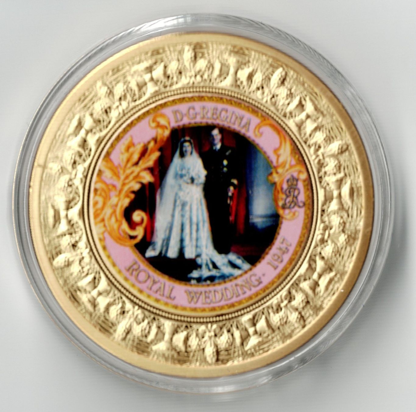 Medaillen: Royal Wedding_1947_Dei Gratia Regina_Elizabeth II_Gedenkm – Neu (gemäss Beschreibung) aus Hombrechtikon von Fraese01