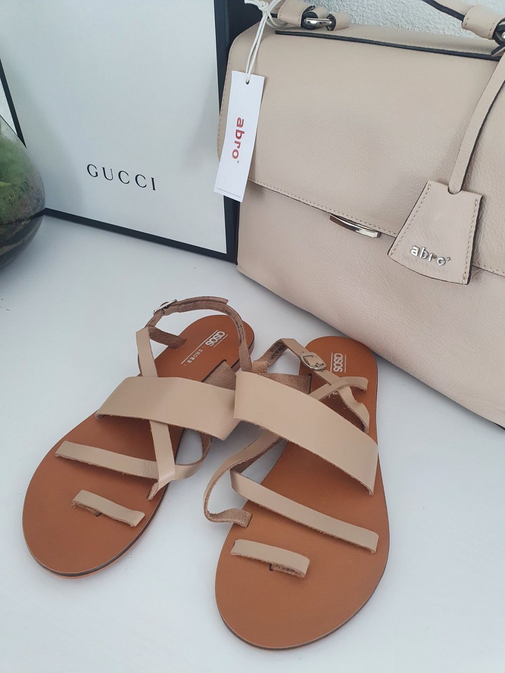 Asos Damenschuhe: Schuhe Asos, Größe 40, beige,Leder – Neu und originalverpackt aus Zuchwil von ger_ws6t