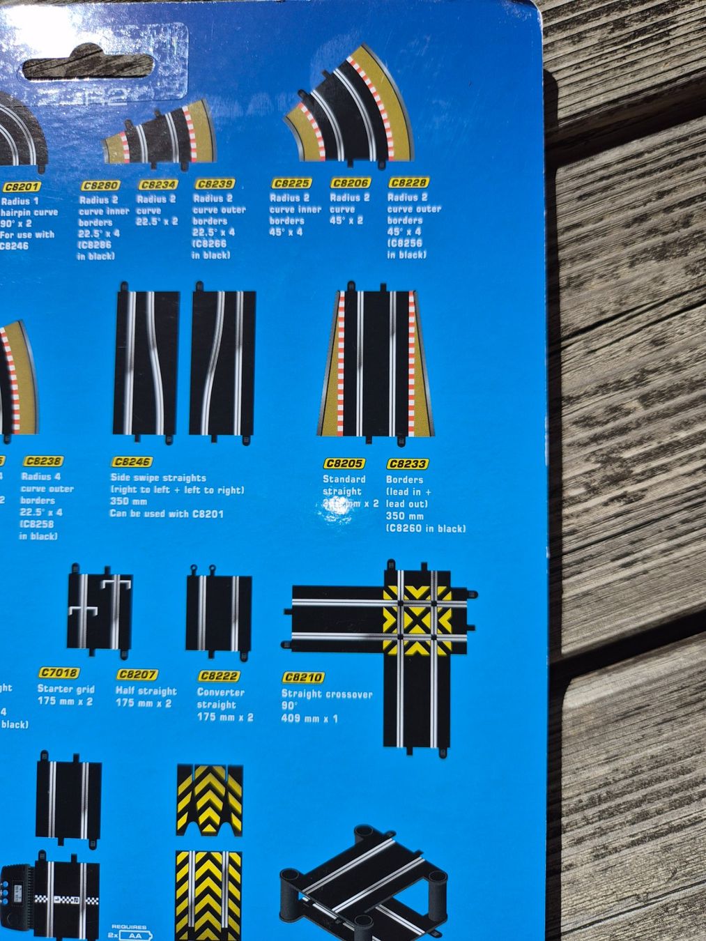 Piste: Scalextric : bordures ( entrée + sortie) – Nuovo e nell'imballaggio originale da Bévilard venduto da CHUCKMAVIS 2