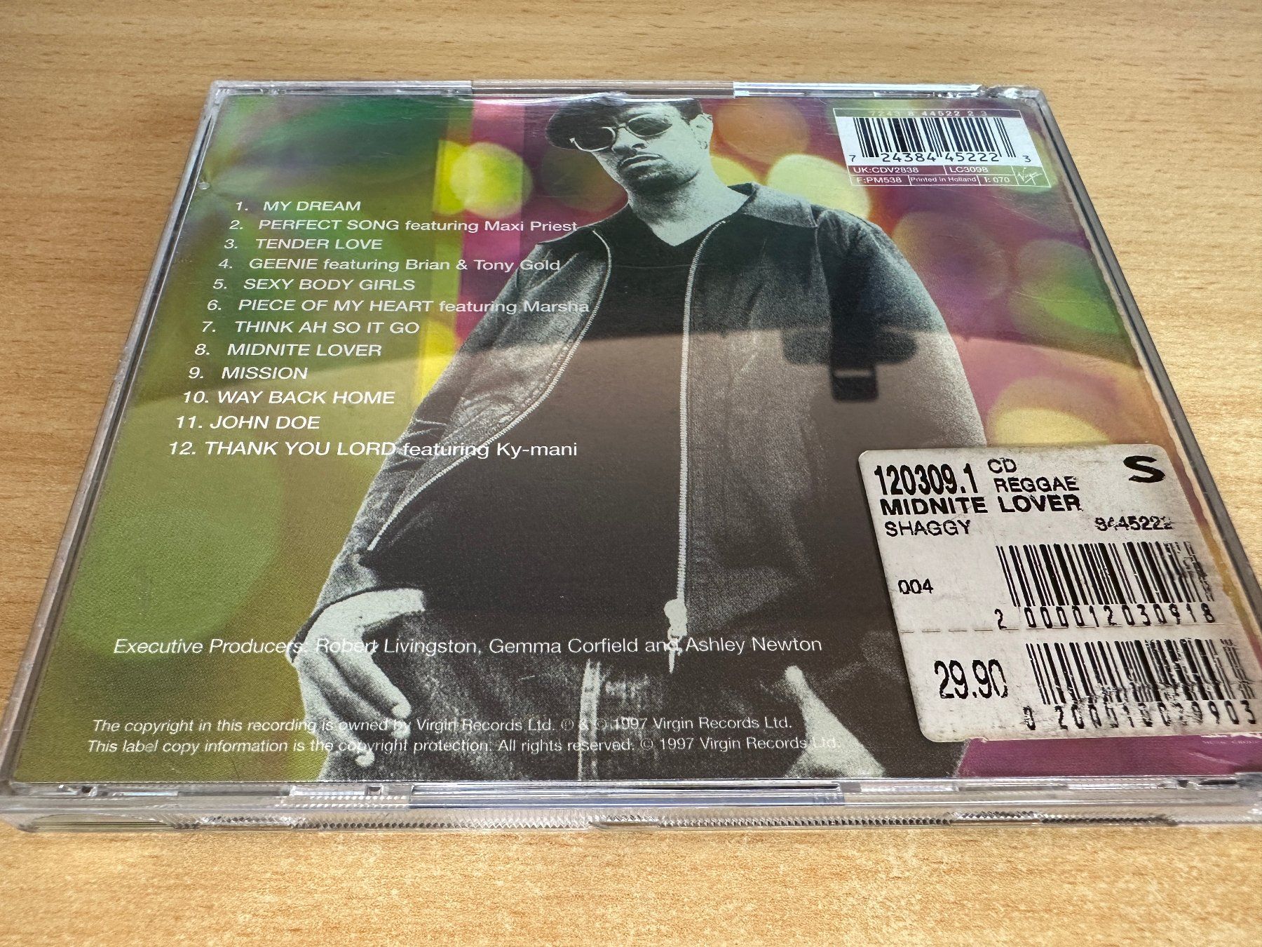 CD: Shaggy – Midnite Lover – Usato da Rikon im Tösstal venduto da Alpenmutz 1