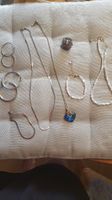 Schmuck Konvolut, Halsketten, Ring, Armband, Ohrringe