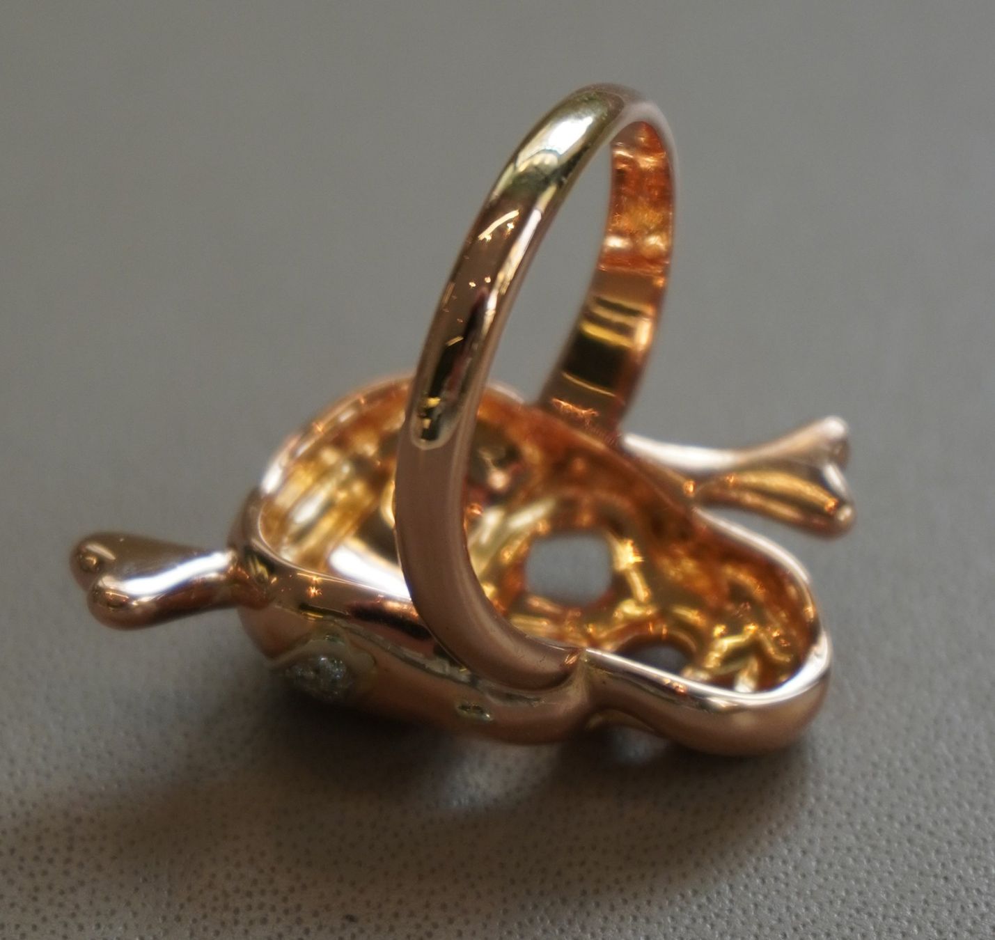 Anelli: Bague Tête de mort en or – Usato da Genève venduto da Harold-W 2