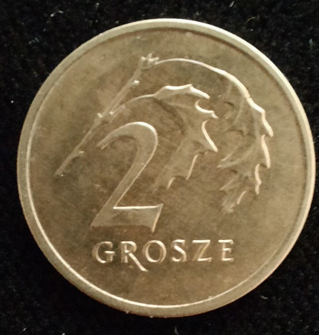 Alle Münzen: 1 Grosze, 2020, fast unzirkuliert – Gebraucht aus Zürich von Limmatufer 1