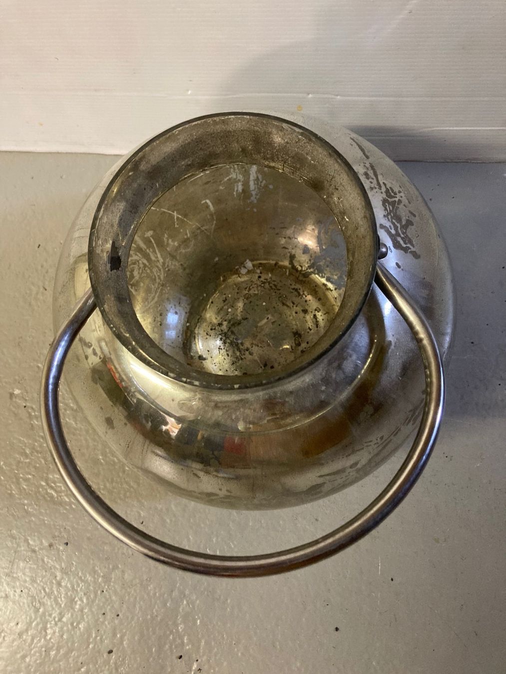 Gläser: Windlicht, Kugel aus Glas, mit Henkel – Gebraucht aus Rotkreuz von RoseAss 1