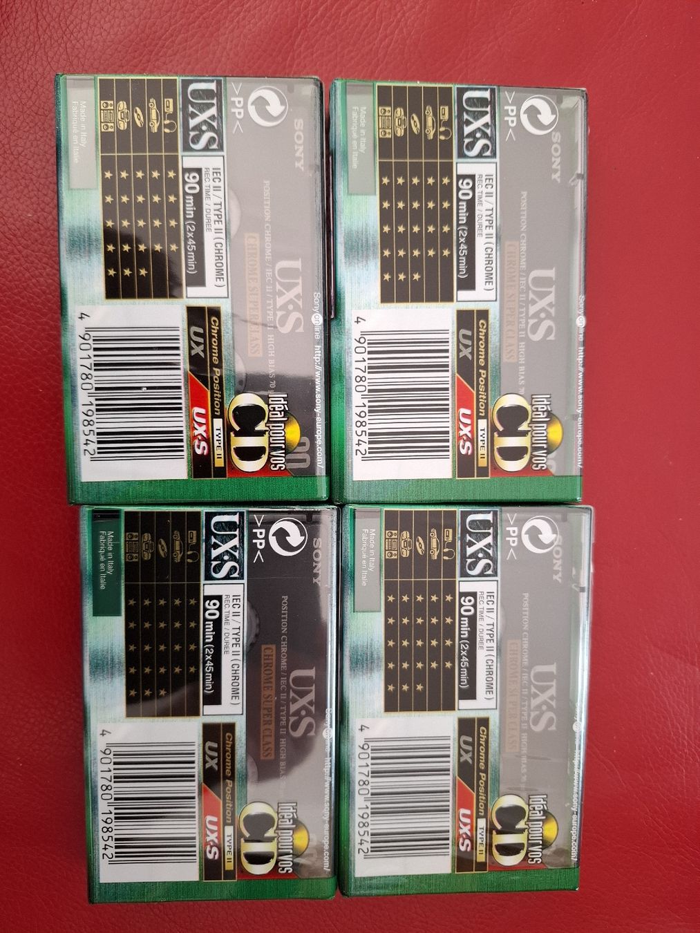 Musicassette: 4 K7 audio neuves – Nuovo e nell'imballaggio originale da Moutier venduto da Carambaaa 1