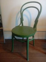 Vintage Thonet Stuhl, Bugholzstuhl, Grün, Top Zustand!