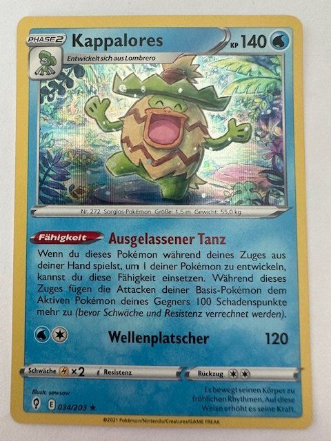 Pokémon Carte collezionabili: Kappalores - Holo - Pokemon – Nuovo (secondo la descrizione) da Nussbaumen AG venduto da Pika-Shop