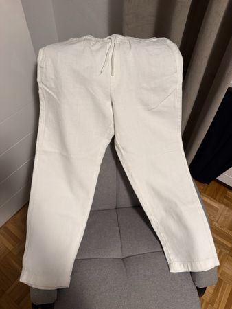 Weisse Leinen Hose Zara