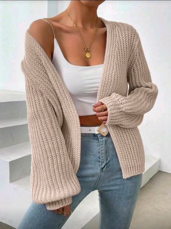 Grobstrick Cardigan ~ S ~ Drop-Shoulder 🔟