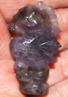 Deko – Heilstein – M-109 - Seepferd – Amethyst