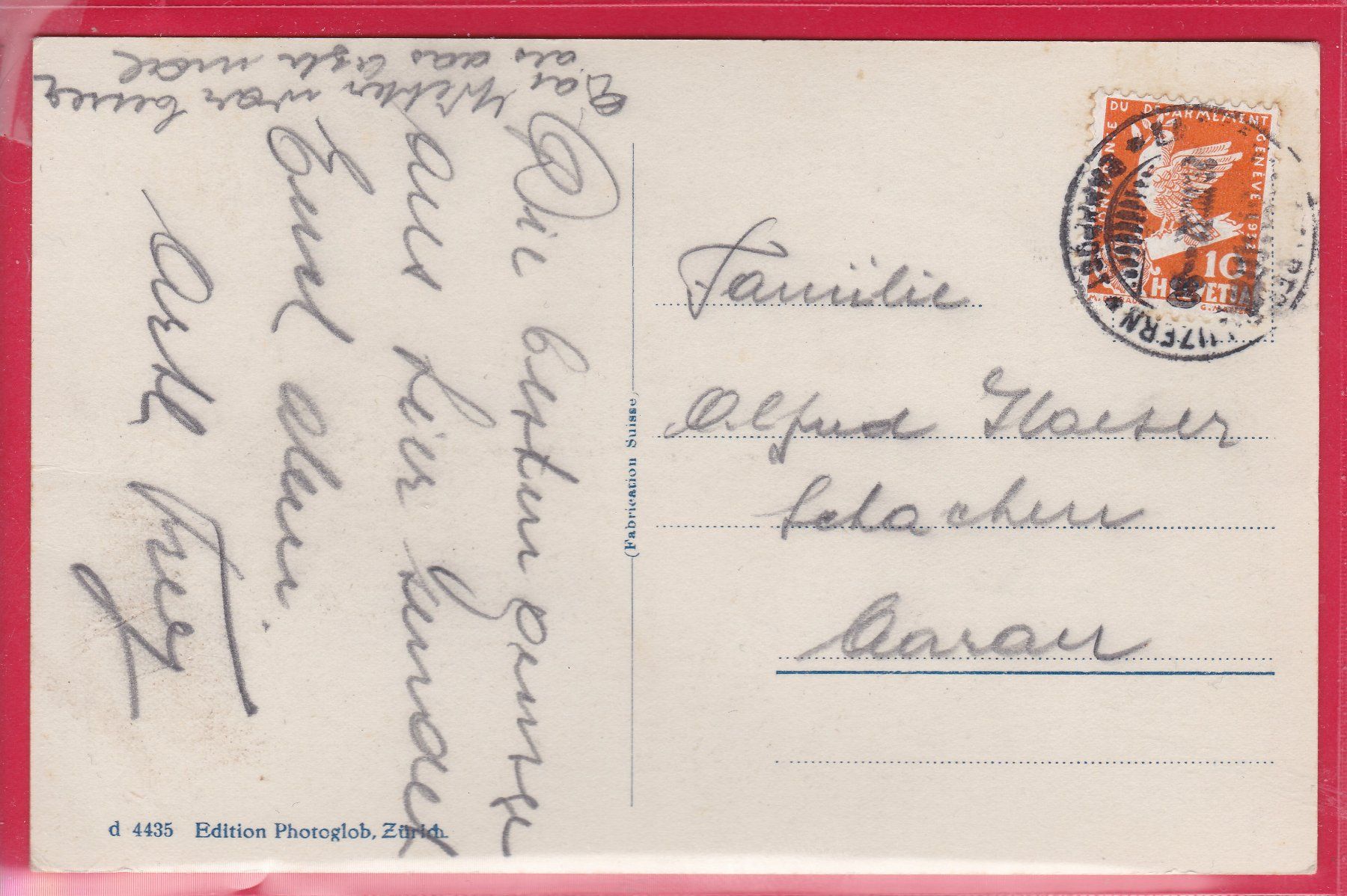 Cartoline postali: TITLISSPITZE 3239m, 20.8.1932 – Usato da Oberrieden venduto da Gebirgsstelze 1