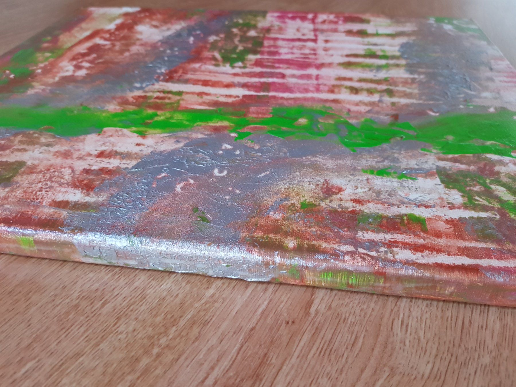 Gemälde: Painting: "Harmonius Relief", 40 x 50 cm canvas frame – Neu und originalverpackt aus Turbenthal von viw_48fr 1